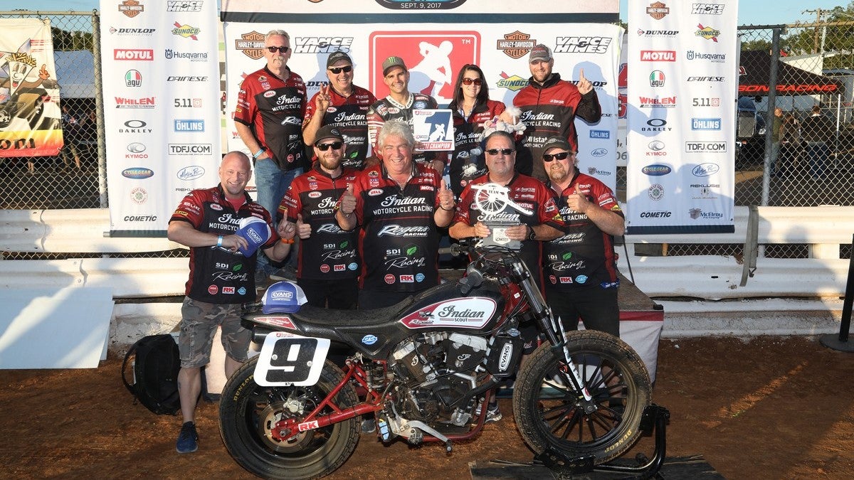 Indian Wrecking Crew Clinches American Flat Track Grand National Title