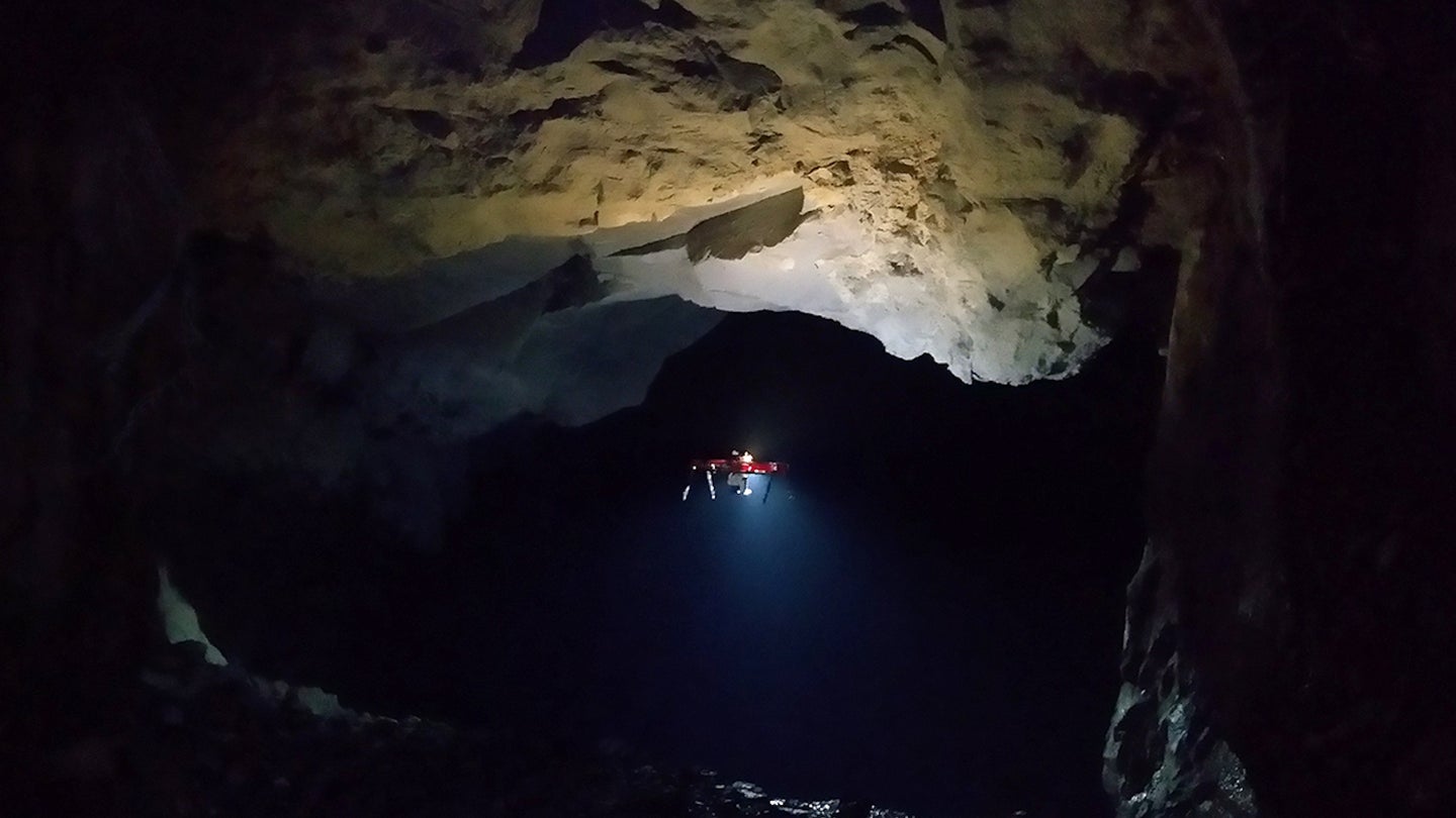 This Flying, Rolling Drone Autonomously Maps Underground Mines
