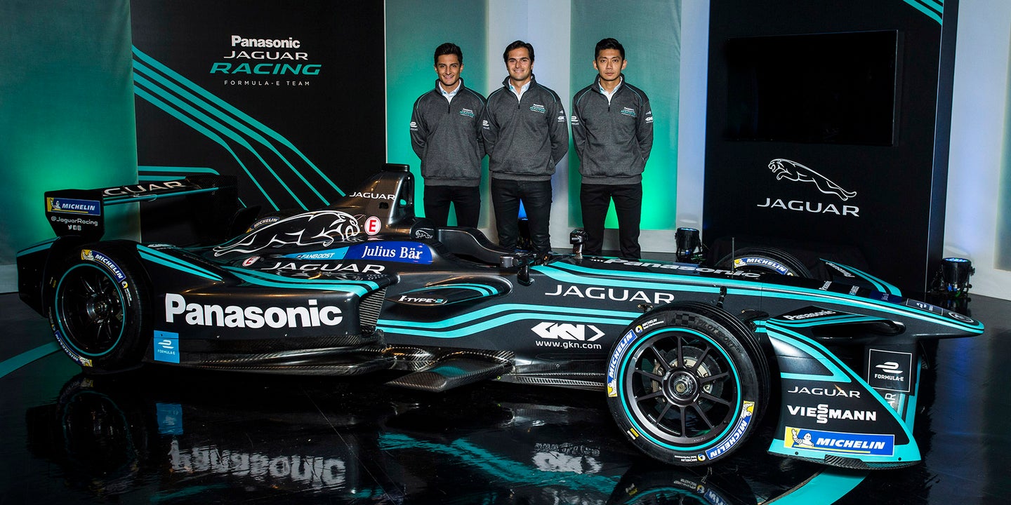 Jaguar Reveals Its New Formula E Car and Welcomes Nelson Piquet Jr. to the Team