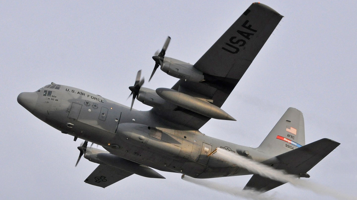 USAF Has Dispatched Its Air Sprayer C-130s To Texas In Response To Hurricane Harvey