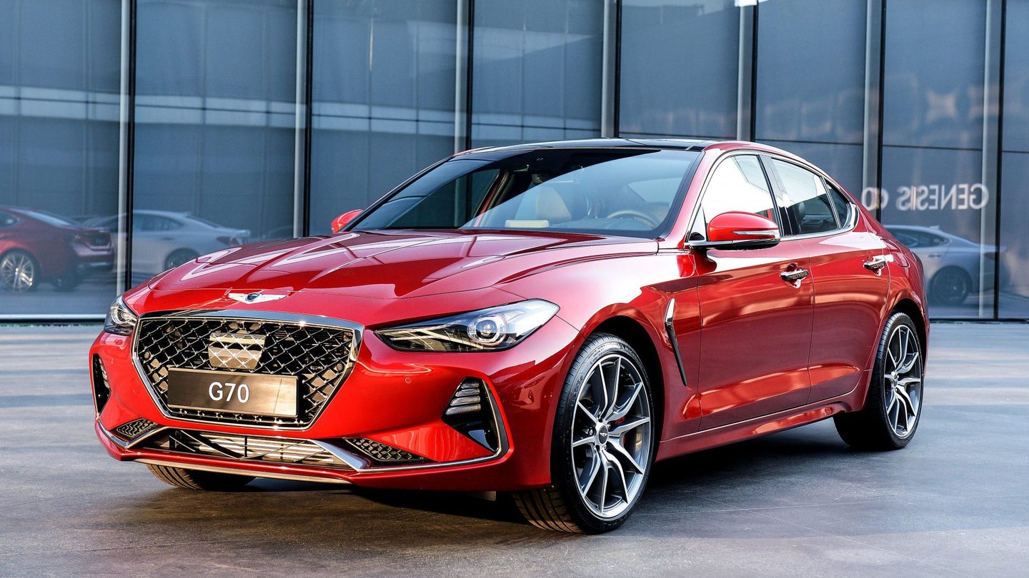 Genesis G70 Officially Revealed As a Handsome BMW 3 Series Alternative