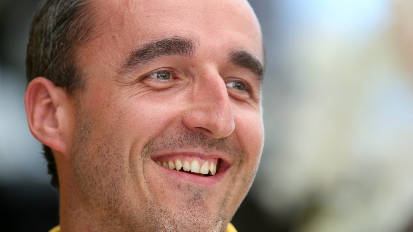 Williams F1 Confirms Robert Kubica Will Drive Abu Dhabi Test