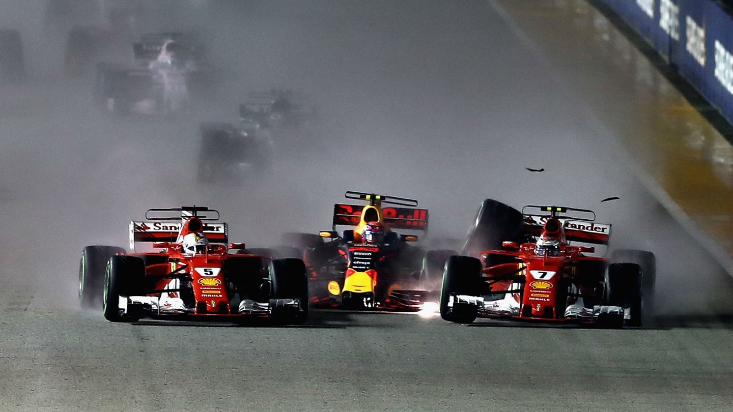 Verstappen-Vettel Feud Heats Up After Singapore Grand Prix Crash
