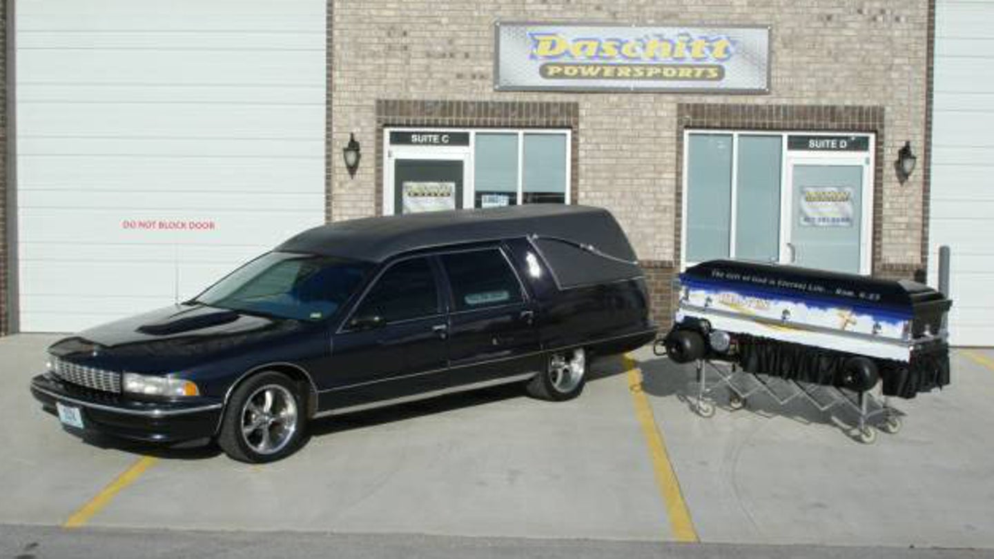 It&#8217;s Not Halloween Without a Chevy Caprice Hearse and a Twin-Engined Coffin Go-Kart