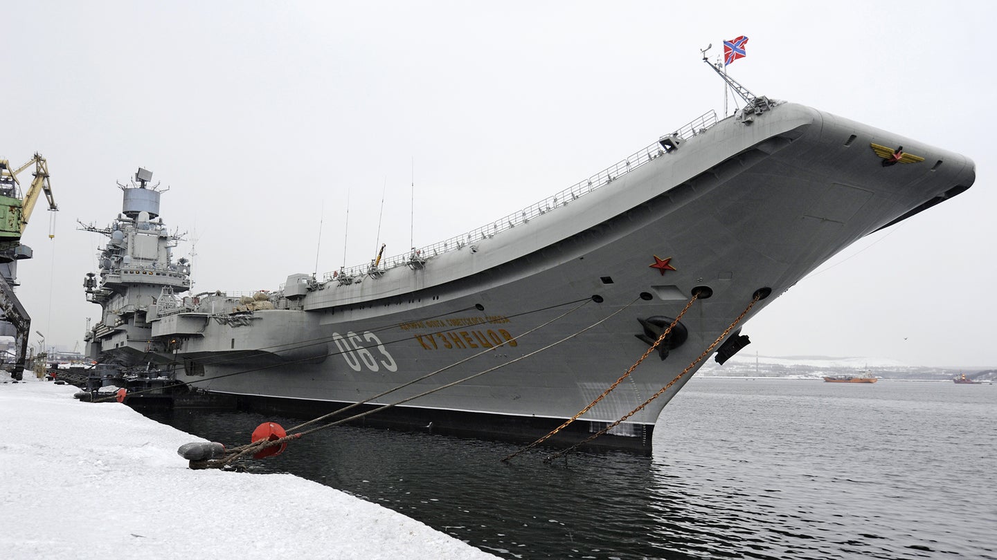 Modernization Funds Slashed For Russia&#8217;s Notoriously Rickety Aircraft Carrier