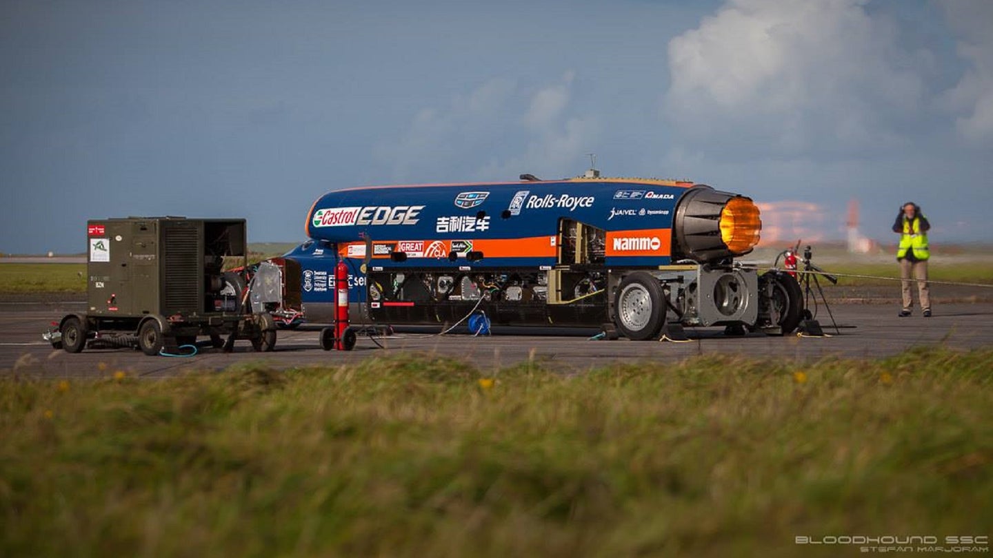 The Bloodhound Supersonic Jet Car&#8217;s First Test Was a Success