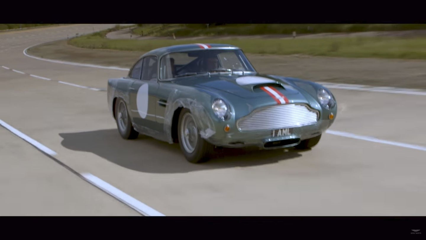 Watch this Aston Martin DB4 GT Continuation Prototype Hit the Test Track