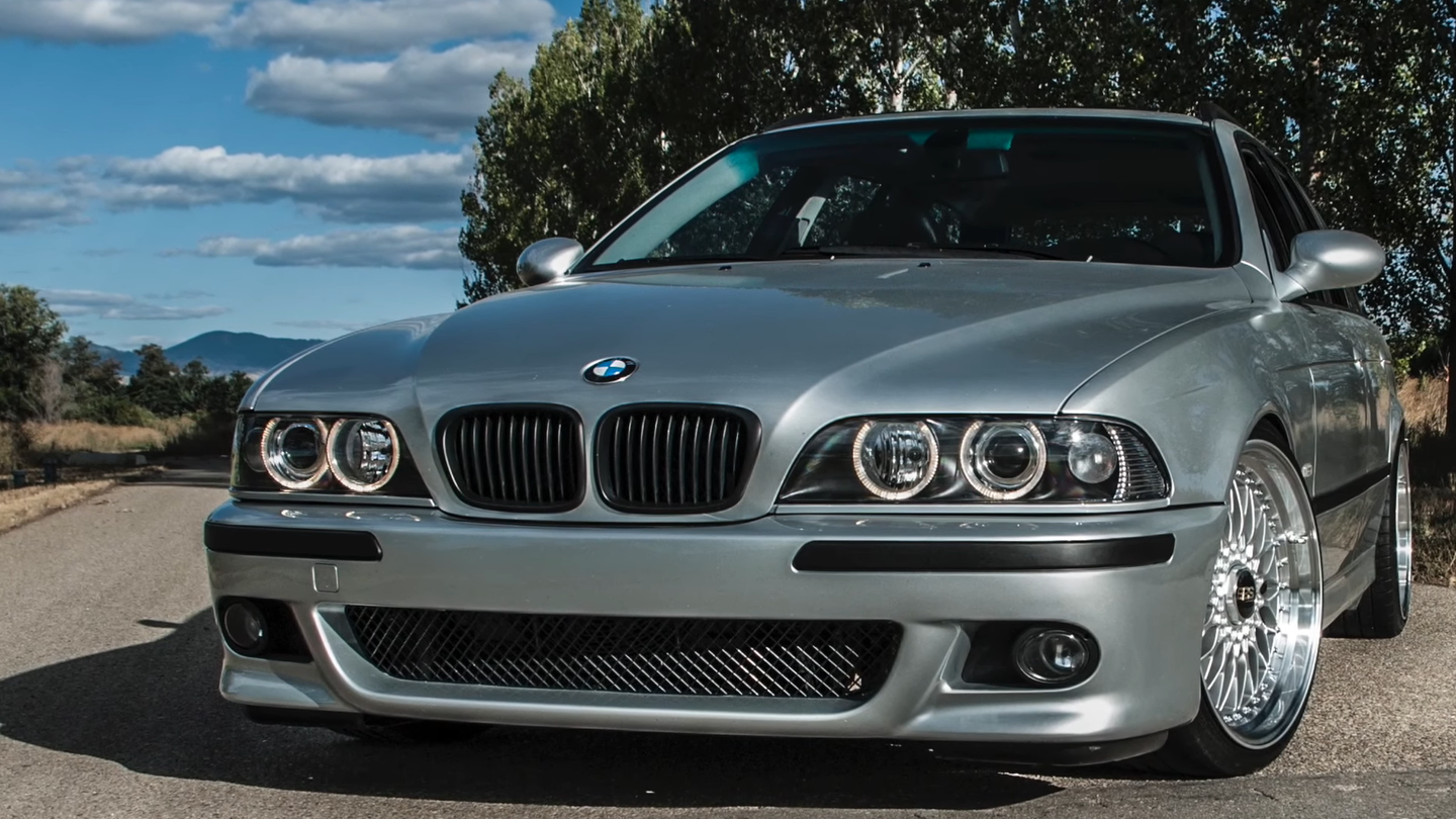 This  BMW 5-Series Wagon is Powered by a 6.0-Liter LS2 Engine