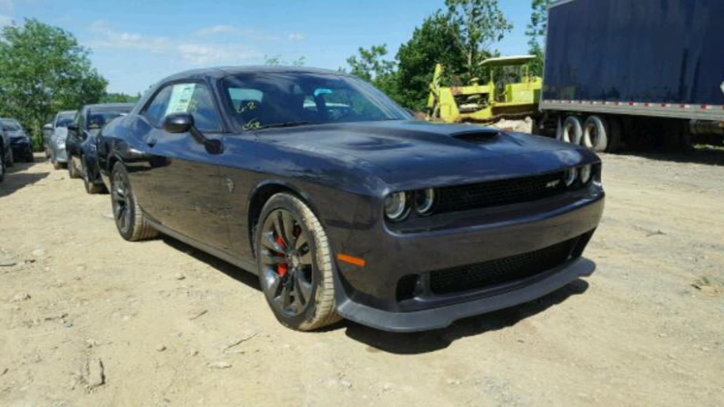 Would You Buy This Hail-Damaged Dodge Hellcat at a Steep Discount?