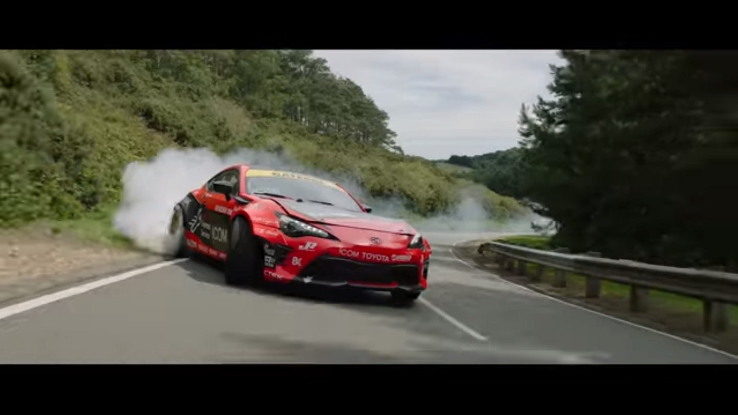 Watch This 1,000-Horsepower Toyota GT86 Drift Like Whoa