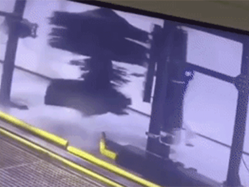 Watch This Car Wash Worker Get Picked Up and Spun Around By a Giant Brush