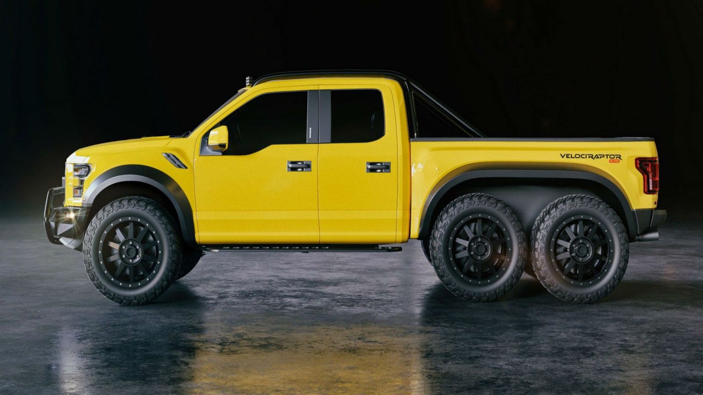 Holy Overkill: the Hennessey VelociRaptor 6×6 Will Debut at SEMA