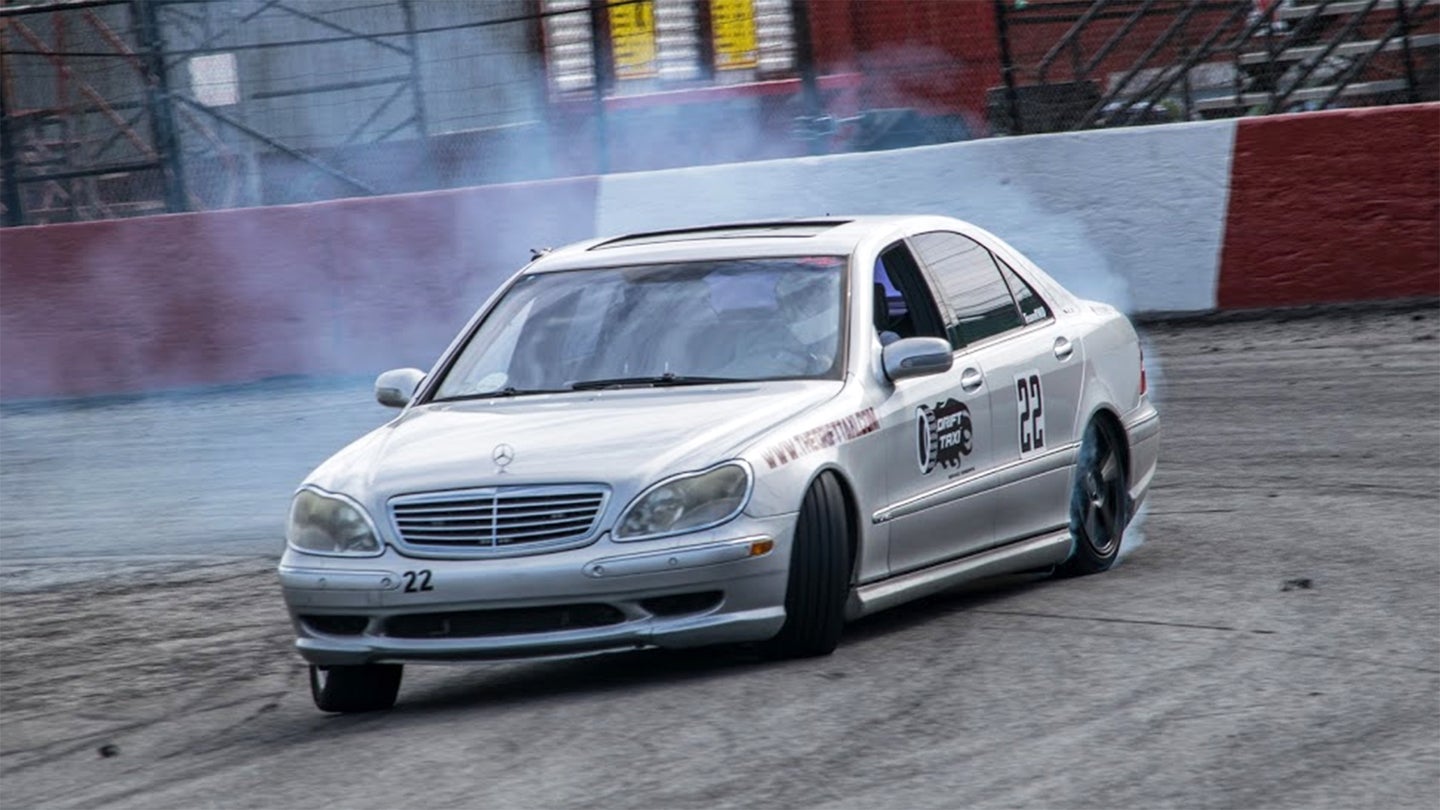 This Straight-Piped Mercedes-Benz S600 Wants to Be a Drift Taxi for the Masses