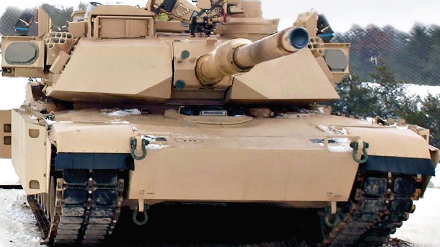 Images Emerge Of M1A2 Abrams Tank Equipped With Trophy Active Protection System