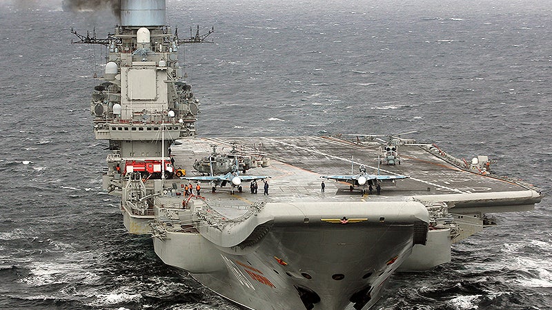 Modernization Funds Slashed For Russia&#8217;s Notoriously Rickety Aircraft Carrier