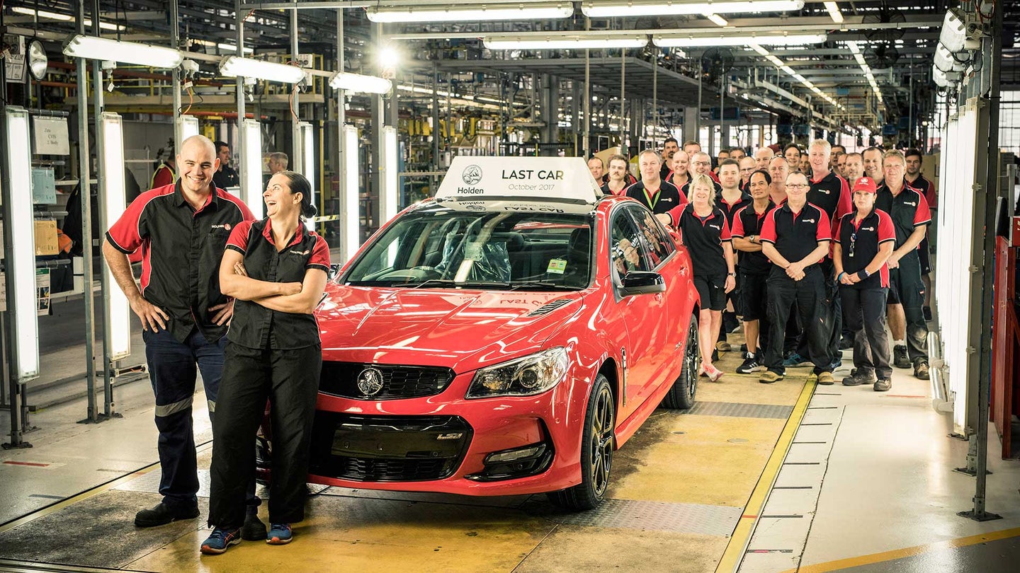 Holden Stops Production in Australia After 69 Years
