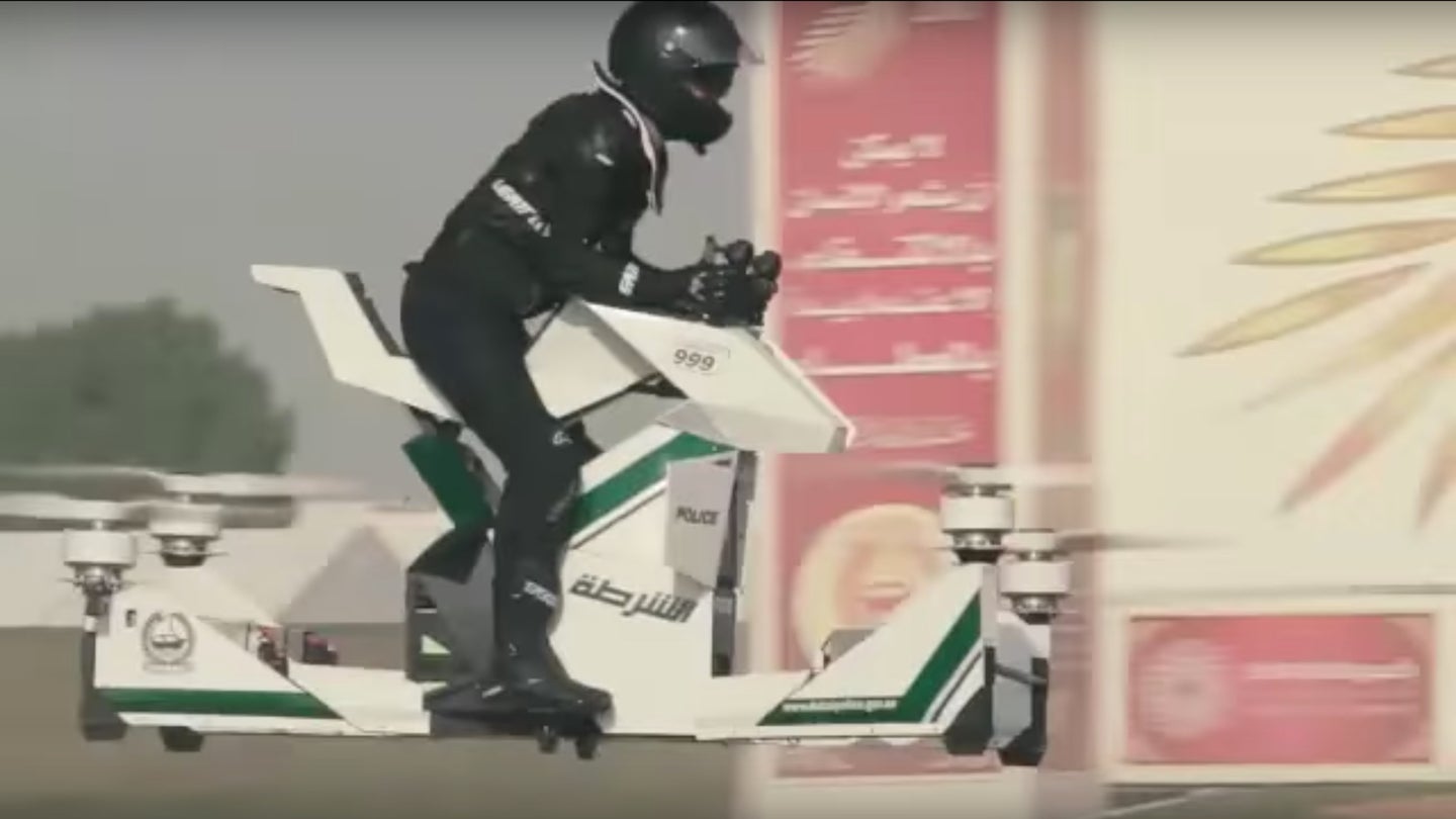 Dubai Police Expect to Add Hoverbike Drones to its Squads
