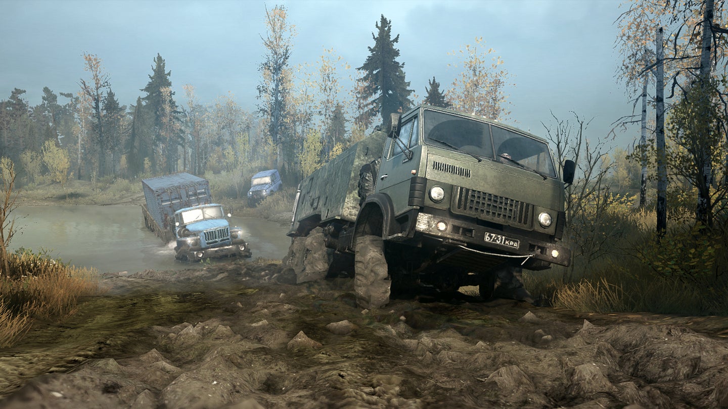 Trailer for New <em>Spintires: Mudrunner </em>Game Looks Like Down and Dirty Fun