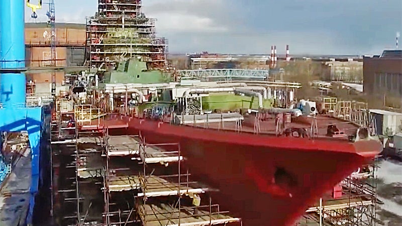 Delivery Of Russia&#8217;s Refit Nuclear Battlecruiser Delayed But Progress Looks Impressive