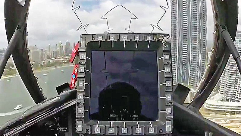 Watch This Crazy Cockpit Video Of An Aussie Hawk Weaving Between High-Rises