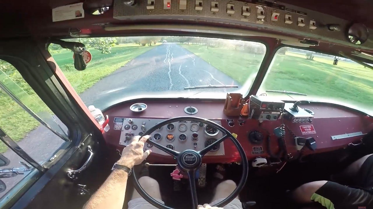 Here&#8217;s What It&#8217;s Like to Drive a Fire Truck