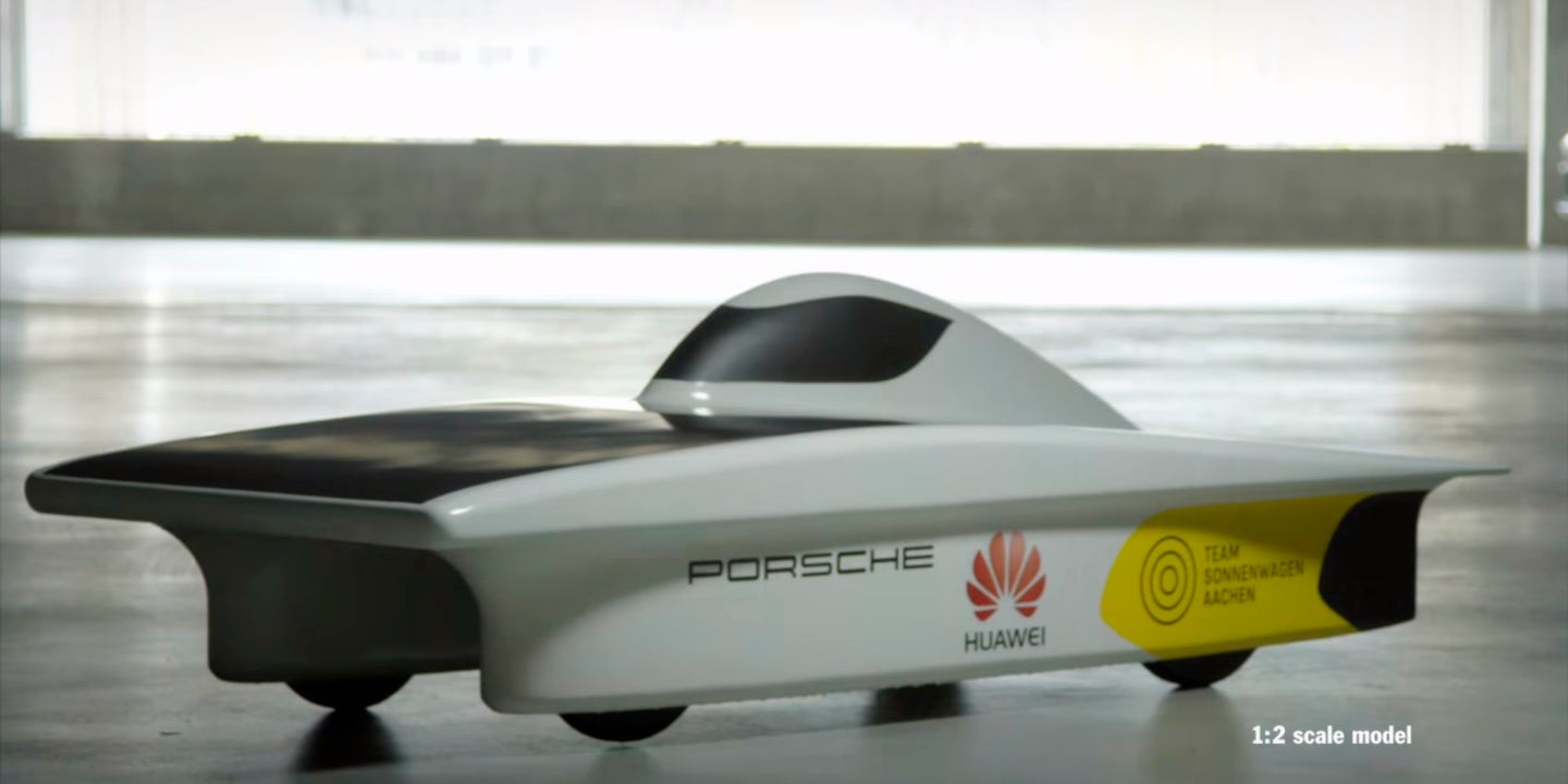 Porsche Works With Team Sonnwagen To Build An Advanced Solar-Powered Racer