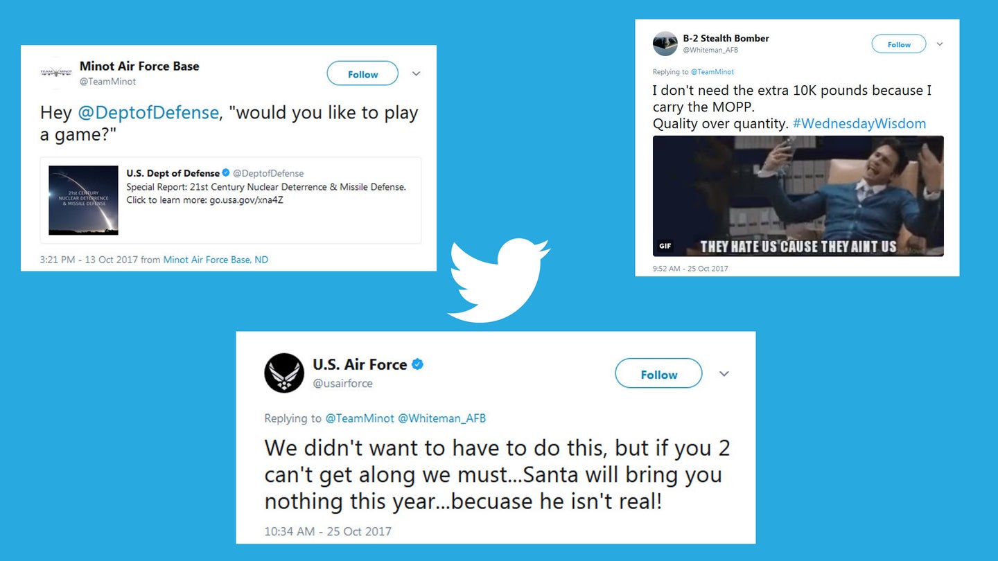 Official USAF Twitter Jokes About Nuclear War and Questions Santa&#8217;s Existence