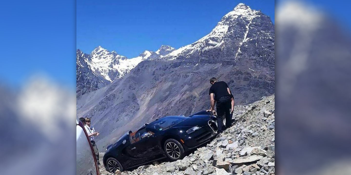 Bugatti Veyron Crash in the Andes Mountains Looks Oddly Beautiful, Really Expensive