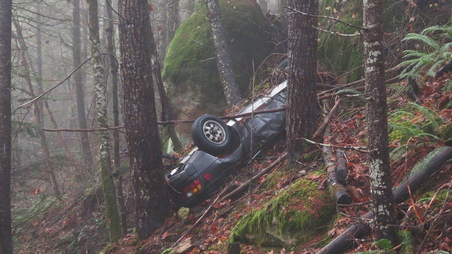 Stolen Porsche Found Decades Later Crashed Deep in the Oregon Woods