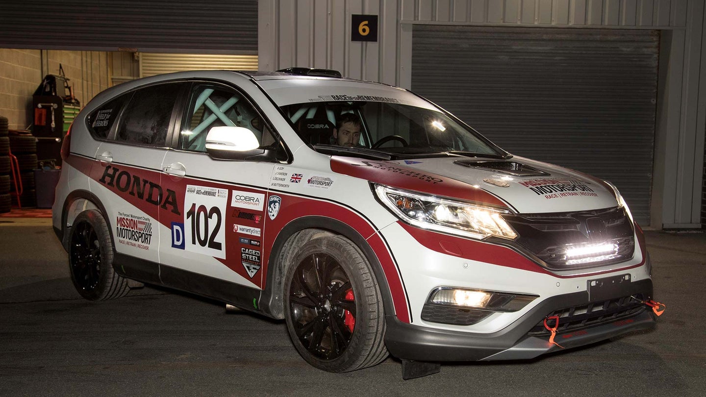 Honda, Mission Motorsports Join Forces to Make a Diesel CR-V Rally Car