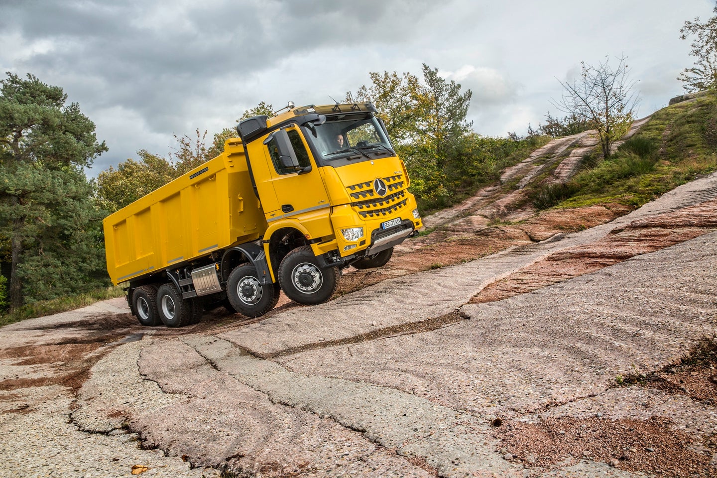 Mercedes Arocs Is a Custom Monster Truck for Construction Sites