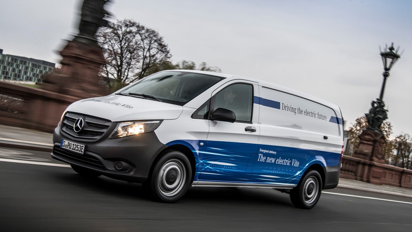 Mercedes Taking Orders for eVito Electric Mid-Sized Van