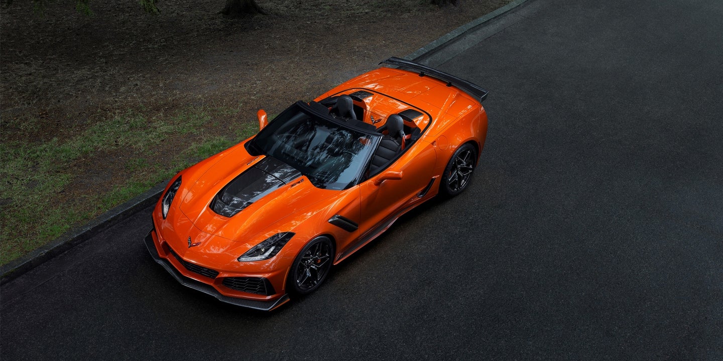2019 Chevy Corvette ZR1 Convertible Is Happening, Could Be Yours for $123,995