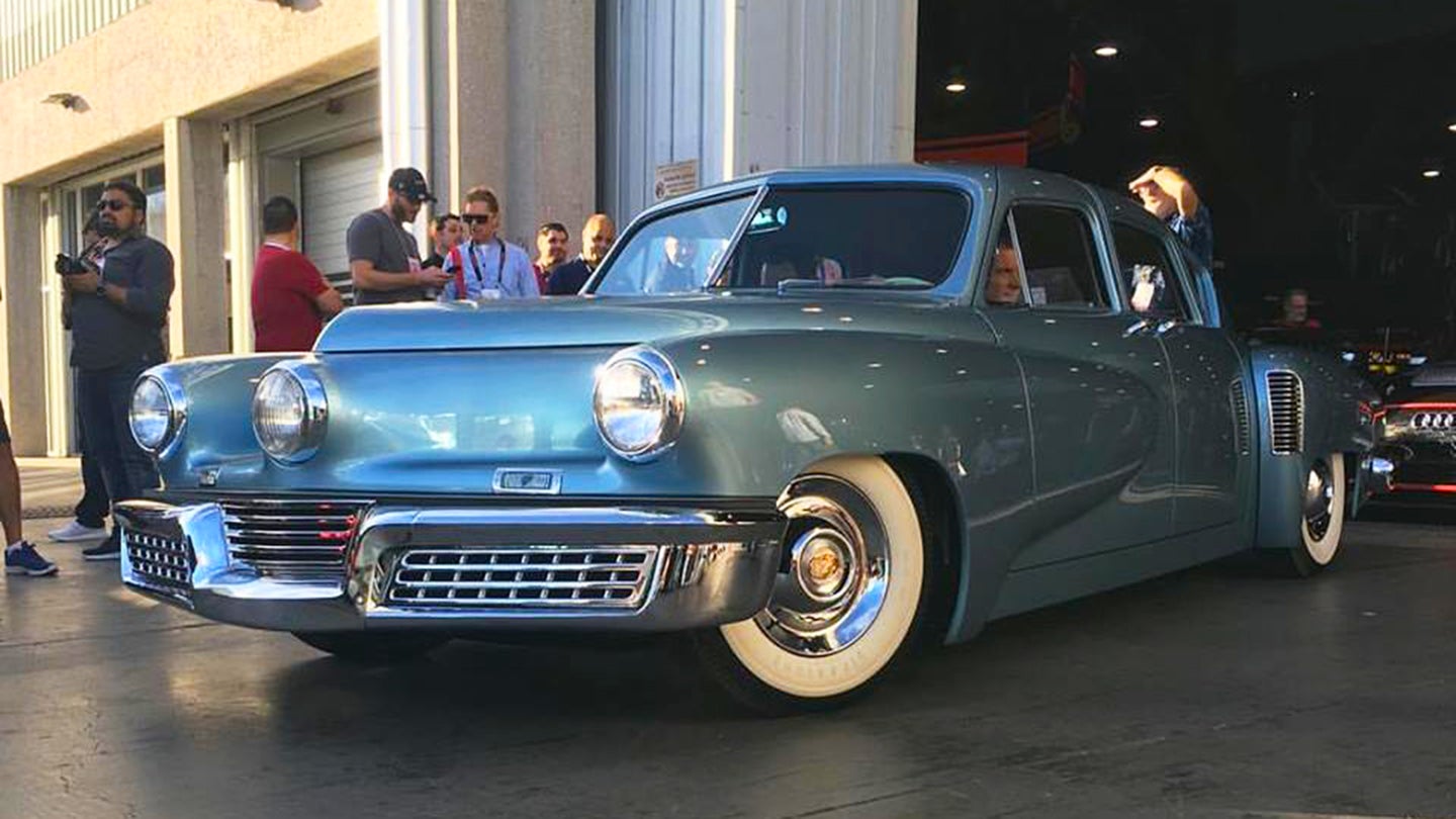 This Beautiful Tucker 48 Is Really a Carbon-Fiber Replica—With a 550-HP, Twin-Turbo V8