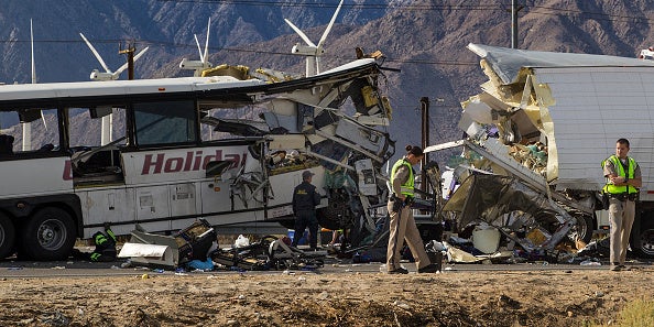 Feds Fault California, Trucker Fatigue for Tour Bus Crash That Killed 13