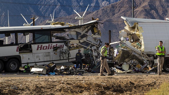 Feds Fault California, Trucker Fatigue for Tour Bus Crash That Killed 13
