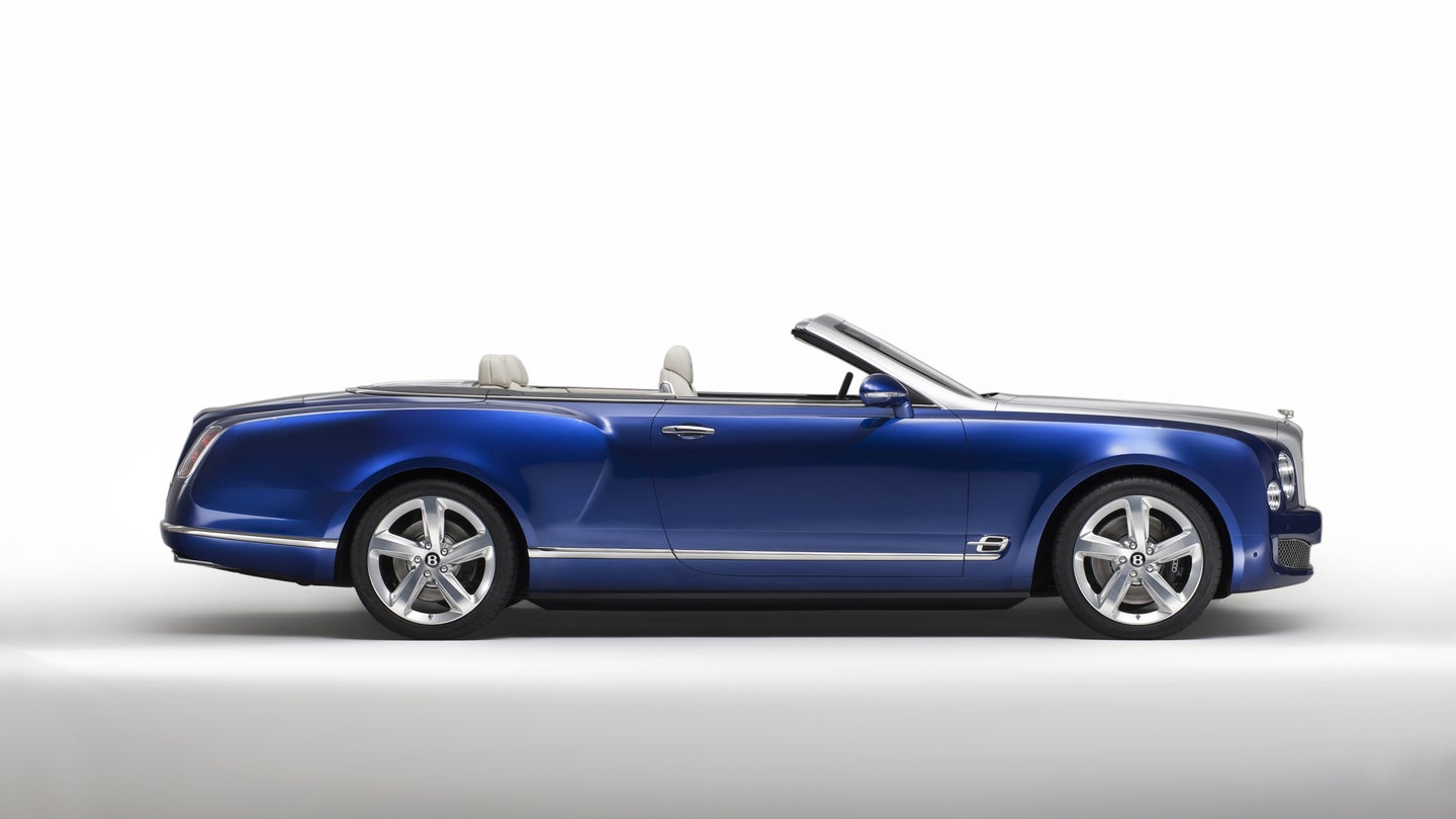 The Bentley Mulsanne Grand Convertible Is All in the Numbers