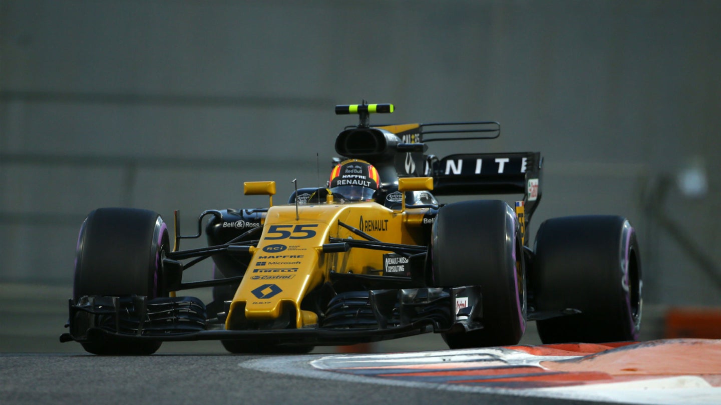 Sainz: Renault Going &#8216;Max Out&#8217; for $6.5 Million Bonus in Abu Dhabi