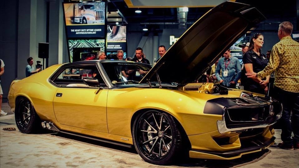 This is the Ringbrothers Hellcat-Powered AMC Javelin