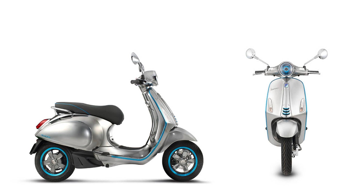 Vespa Unveils New Electrified Scooters