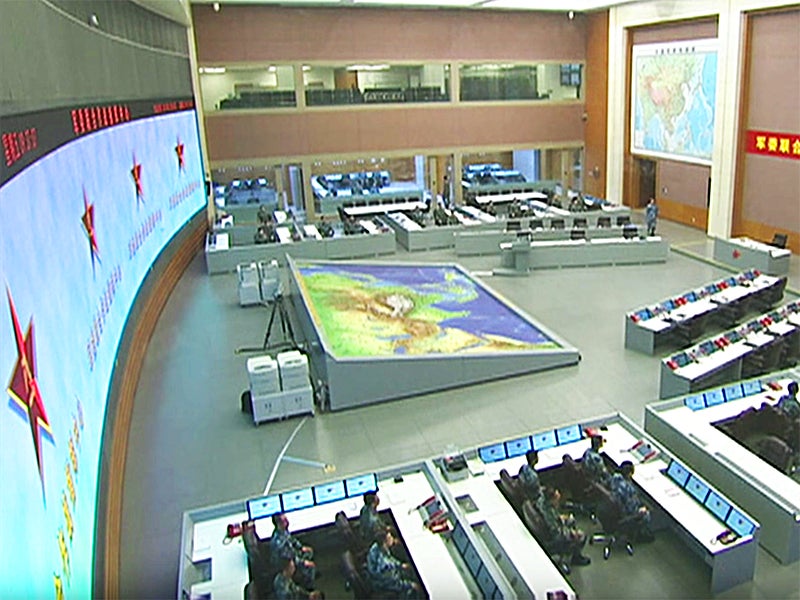 Take A Rare Peek Inside China’s Expansive Joint Battle Command Center