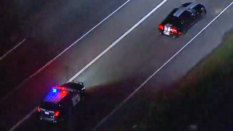 Stolen Ford Mustang Leads Police on Hour-Long, 100-MPH Chase Through L.A.