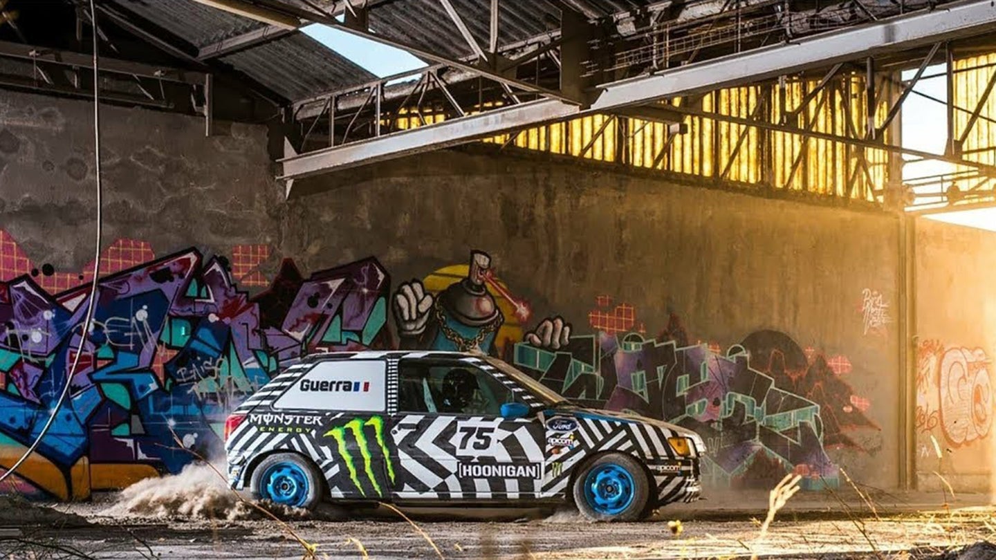 This ‘Cheapkhana’ Video Is Ken Block’s Gymkhana with an Old 60-HP Ford Fiesta