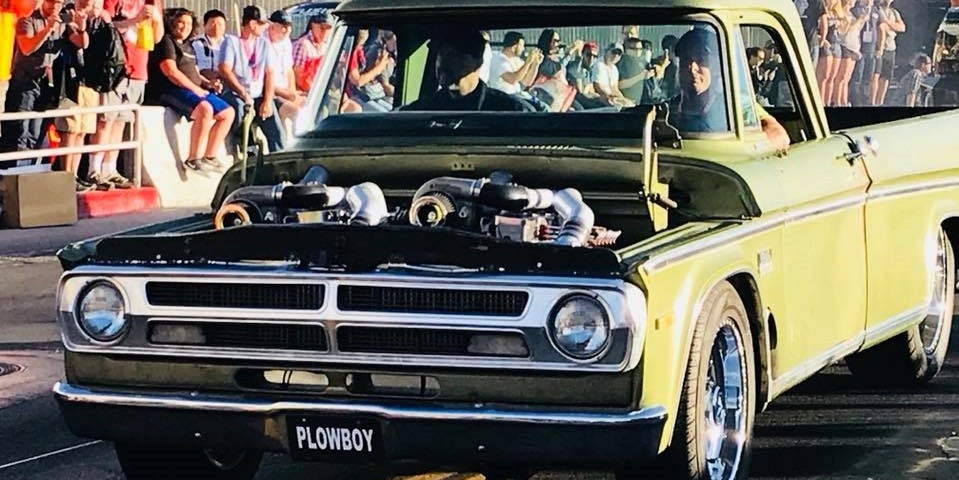 This 1970 Dodge Truck Has Two Twin-Turbo Cummins Diesel Engines