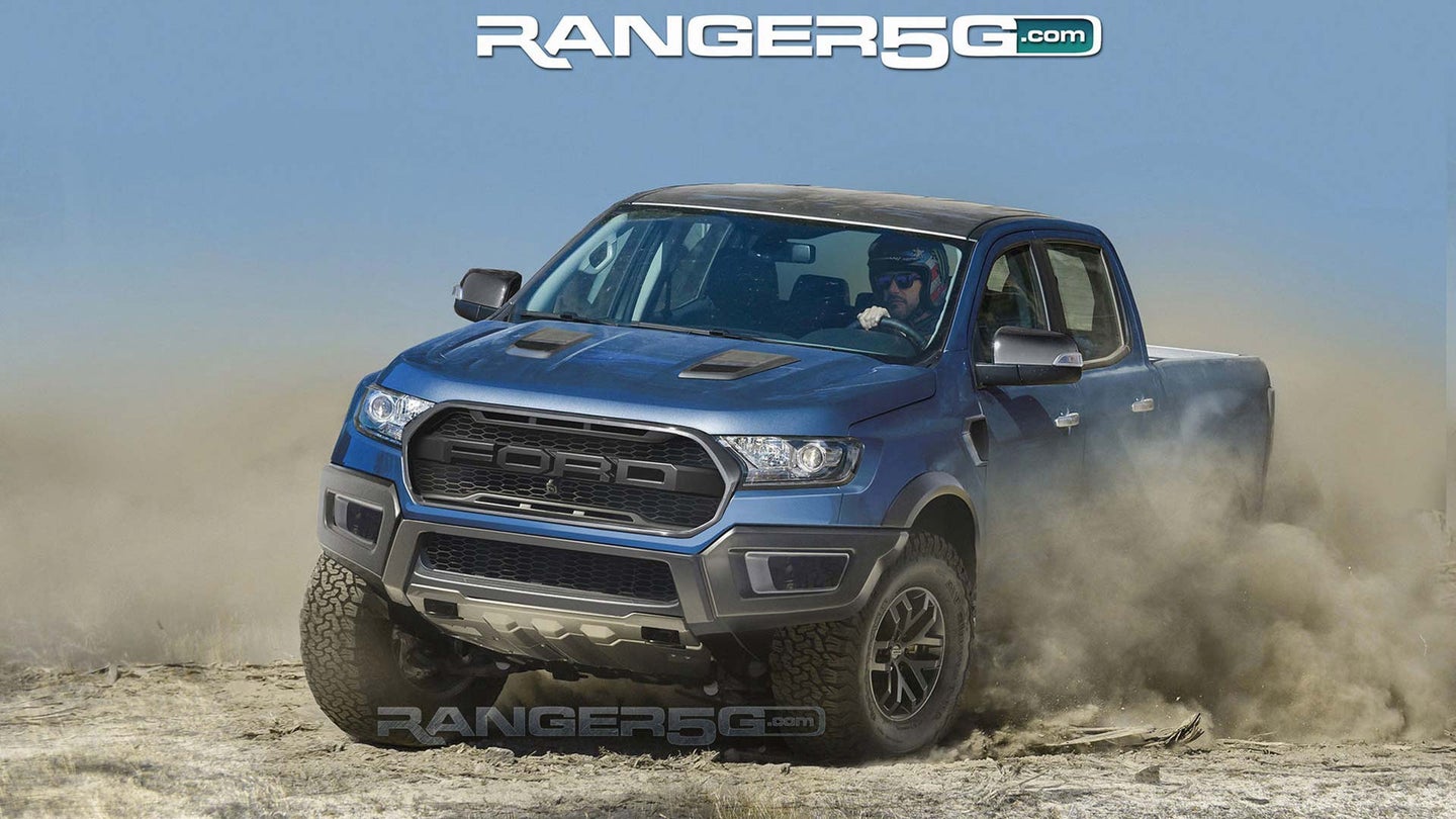 Awesome Ford Ranger Raptor Renderings Show Off Kickass Color Choices