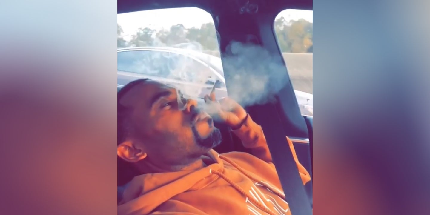 You Really Shouldn’t Smoke Weed While Using Your Tesla’s Autopilot on the Highway
