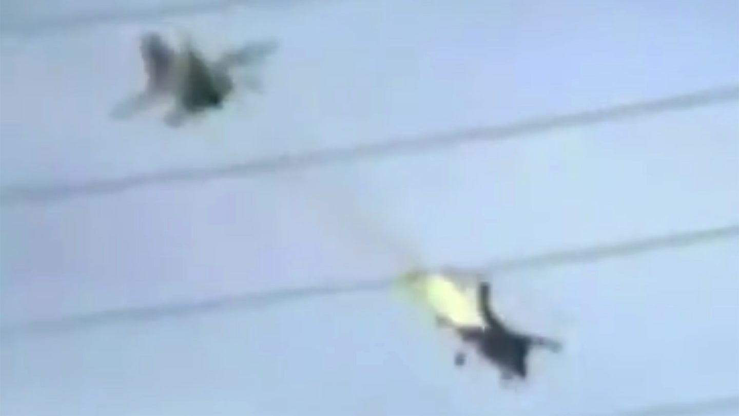Watch This Crazy Video Of A Venezuelan F-16 Gunning Down An OV-10 Bronco