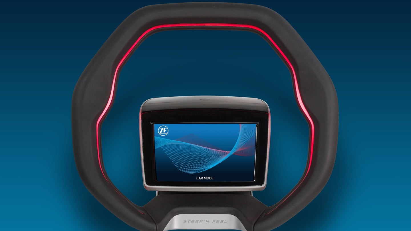 ZF Concept Steering Wheel Integrates Gesture Controls