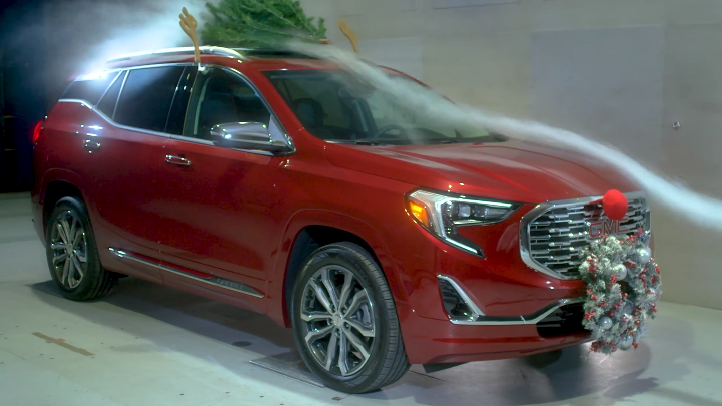 GMC Tests How the Holidays Can Impact Drag on the New Terrain
