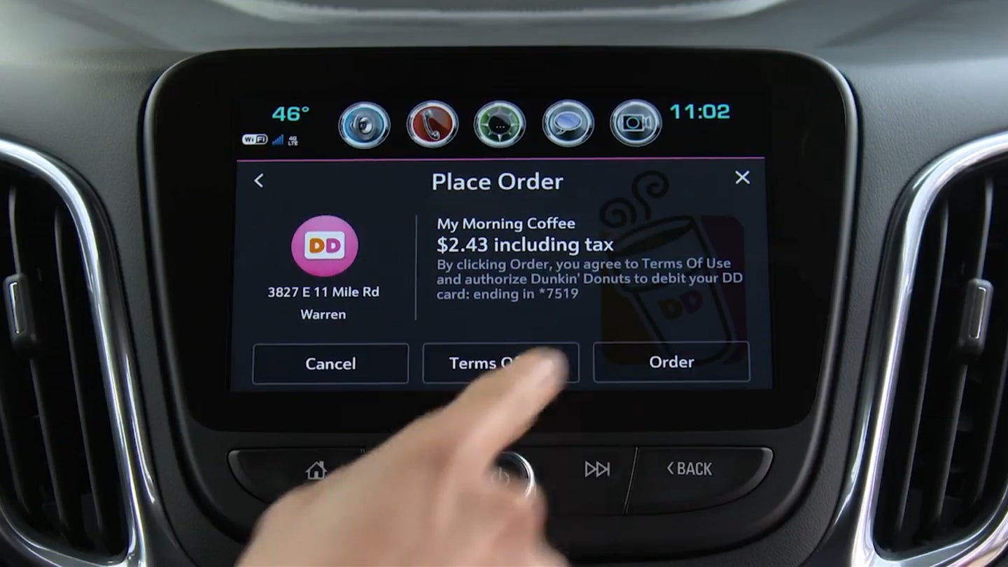 GM Installs ‘Marketplace’ in Its Cars, So You Can Order Coffee Through the Radio